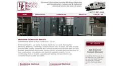 Desktop Screenshot of horizonelectric.ca